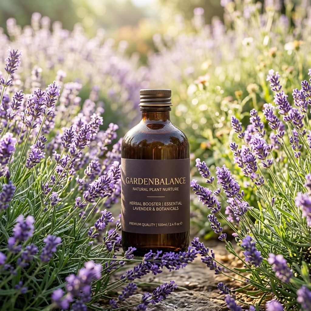 Concepto VerdePulso con lavanda